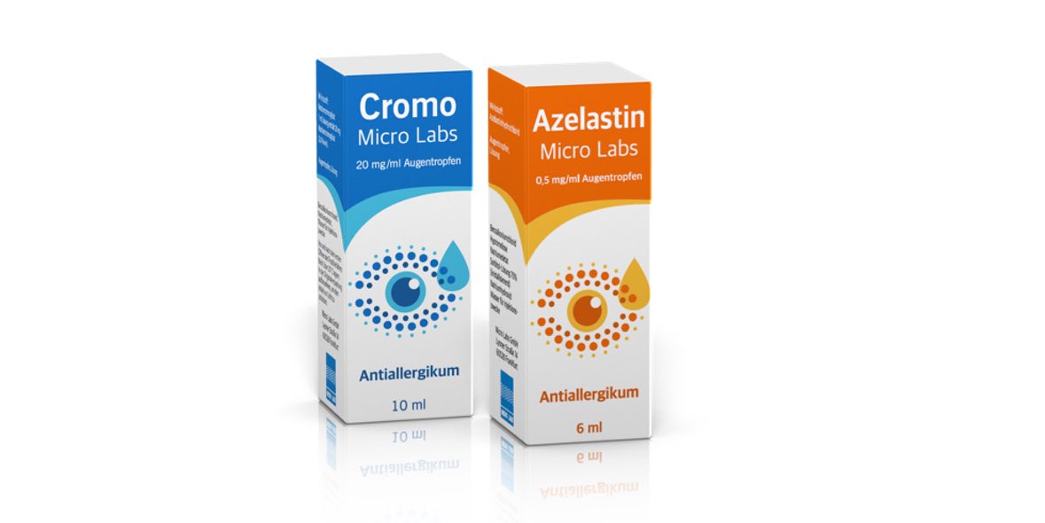 mit antiallergischen Augentropfen Beschwerden behandeln / Micro Labs